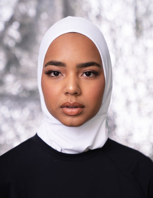 Hijab sport blanc