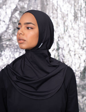 Rizanaa Hijab sport / Noir